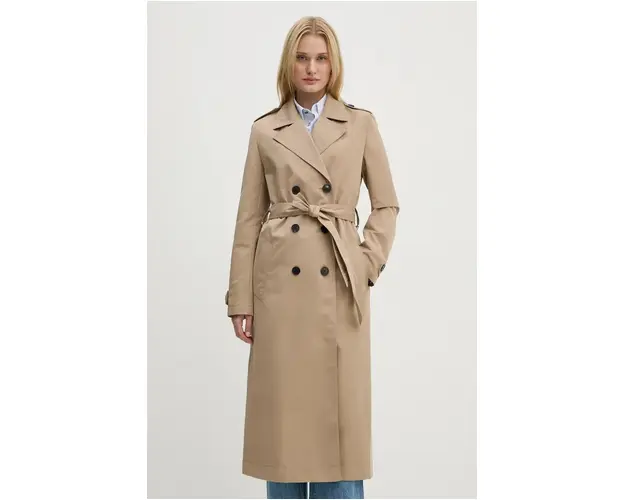 ZADIG&VOLTAIRE trenci femei, culoarea bej, de tranzitie, WWCO00208