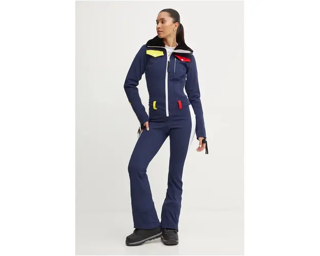 Rossignol costum de ski Sublime x JCC culoarea albastru marin, RLNWJ29