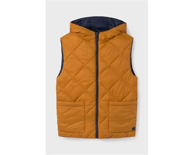 Mayoral vesta cu doua fete pentru copii culoarea portocaliu, 7397