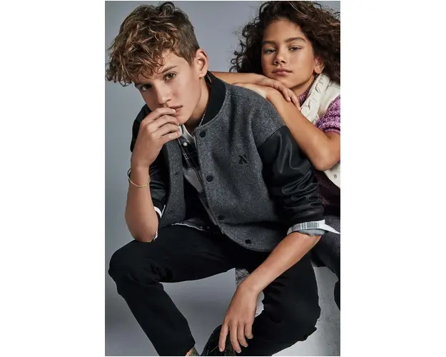 Mayoral geaca bomber pentru copii culoarea gri, 7455