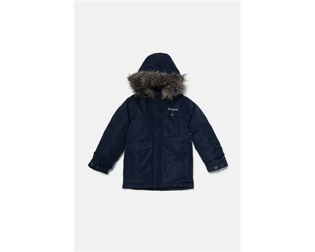 Columbia geaca copii Nordic Strider culoarea albastru marin, 2090222