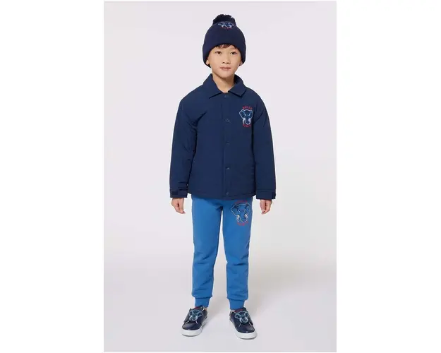 Kenzo Kids geaca copii culoarea albastru marin, K60721