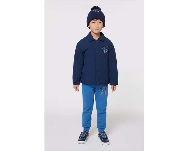 Kenzo Kids geaca copii culoarea albastru marin, K60721