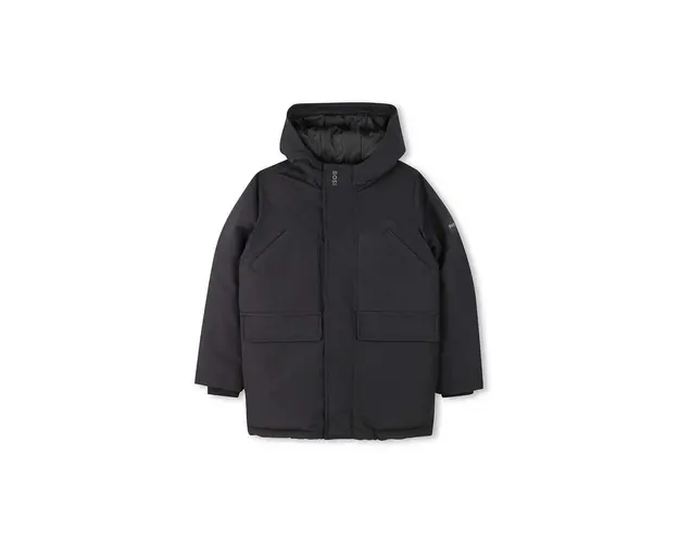 BOSS geaca copii culoarea negru, J51231