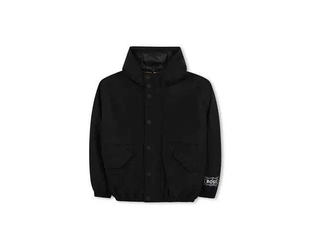 BOSS geaca copii culoarea negru, J51233