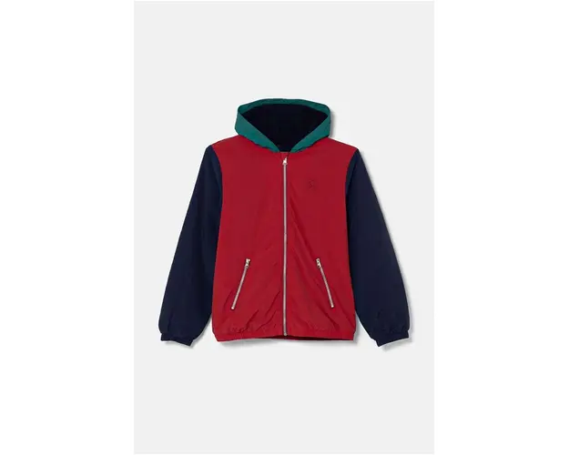 United Colors of Benetton geaca copii culoarea rosu, 2IGGCN04W