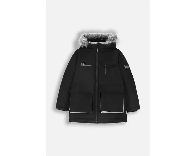 Coccodrillo geaca pentru copii culoarea negru, OUTERWEAR BOY KIDS