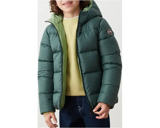 Colmar geaca de puf pentru copii E-CONCRETE culoarea verde, 3409.9WY