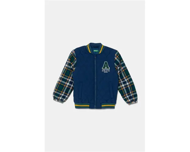 United Colors of Benetton geaca copii culoarea albastru marin, 240XGN02U