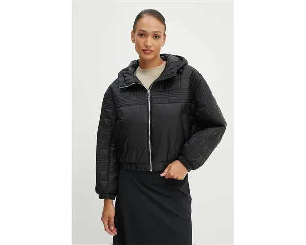 BOSS geaca femei, culoarea negru, de iarna, oversize, 50518851