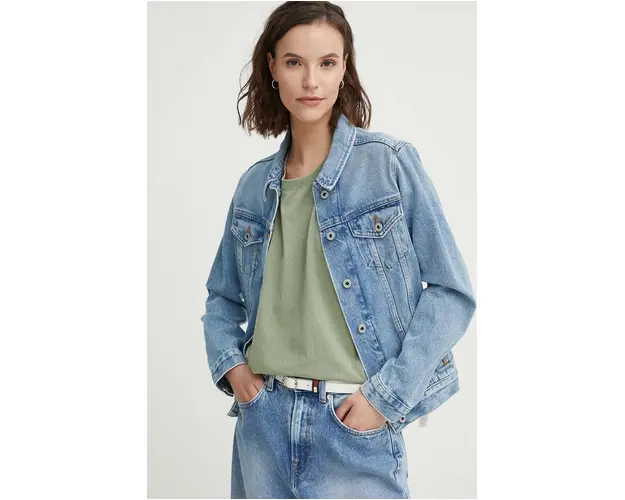 Pepe Jeans geaca jeans REGULAR JACKET femei, de tranzitie, PL402432MP4