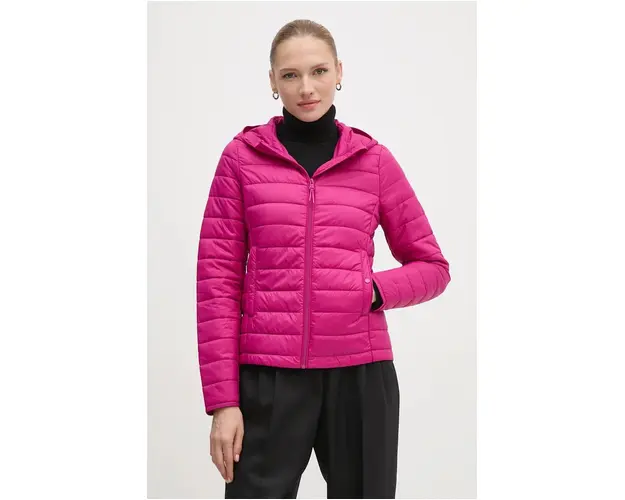 United Colors of Benetton geaca femei, culoarea roz, de tranzitie, 2TWDDN024