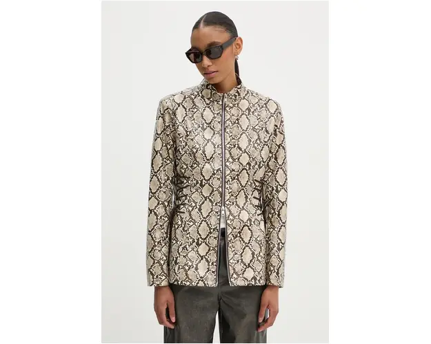 Résumé geaca CosmoRS femei, culoarea bej, de tranzitie, oversize, 122791235