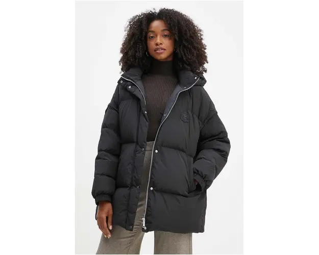 Marella geaca de puf femei, culoarea negru, de iarna, oversize, 2423486044200