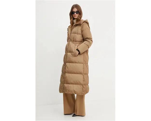 Weekend Max Mara geaca de puf femei, culoarea maro, de iarna, 2425496052600