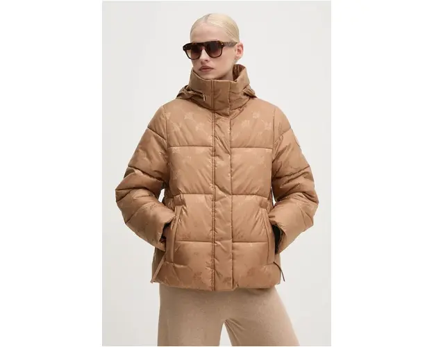 Joop! geaca femei, culoarea bej, de iarna, 30044192