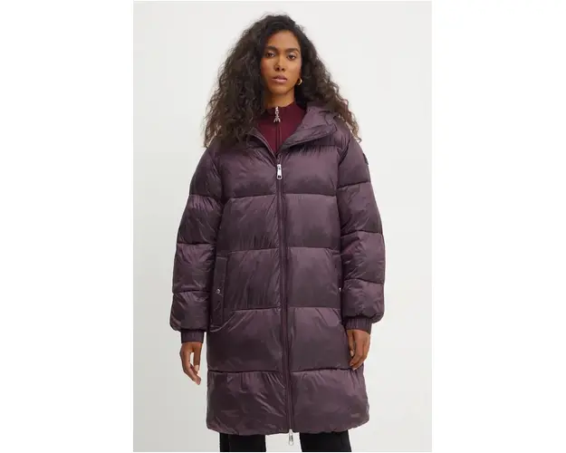 Boss Orange geaca femei, culoarea violet, de iarna, 50528372