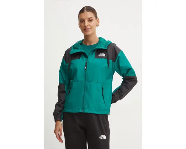 The North Face geaca Sheru Jacket femei, culoarea verde, de tranzitie, NF0A4C9HNL11