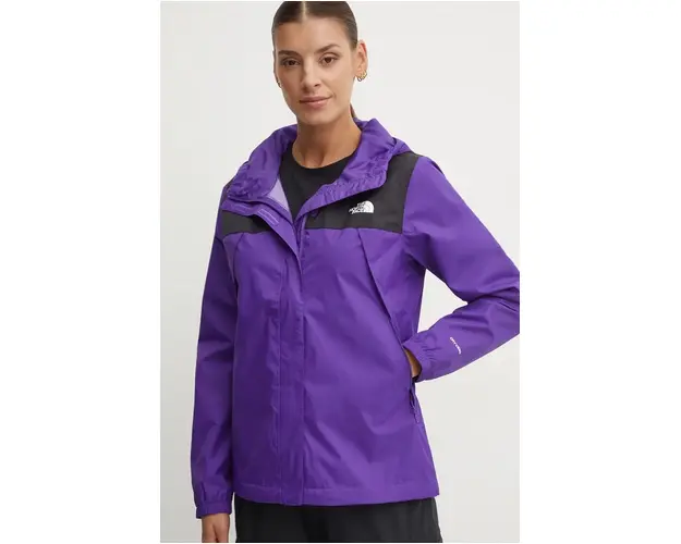 The North Face jacheta de exterior Antora culoarea violet, NF0A7QEUS961