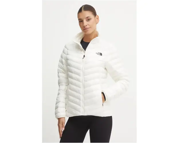 The North Face geaca sport Huila culoarea bej, de tranzitie, NF0A85AGQLI1