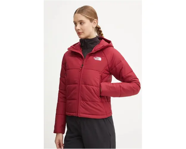 The North Face geaca sport Hyalite culoarea bordo, NF0A7ZIV1IX1