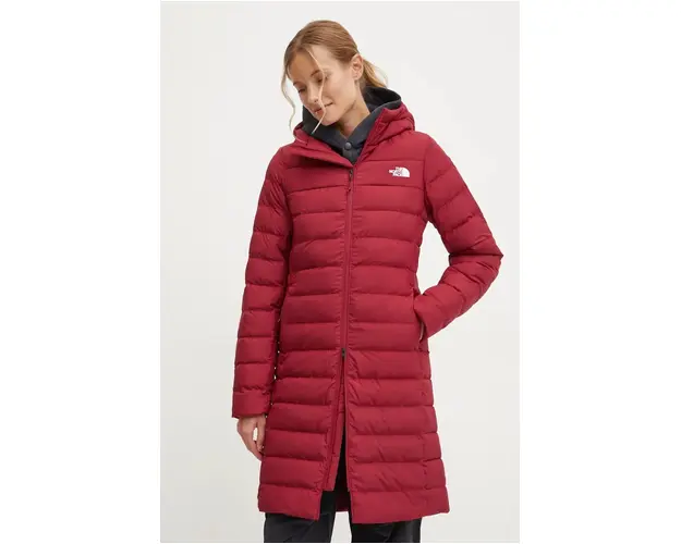 The North Face geaca Aconcagua femei, culoarea bordo, de tranzitie, NF0A88TA1IX1
