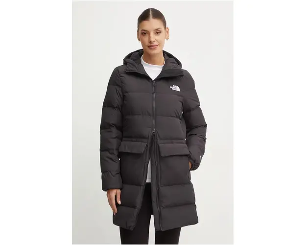 The North Face geaca Gotham femei, culoarea negru, de iarna, NF0A84IX4H01