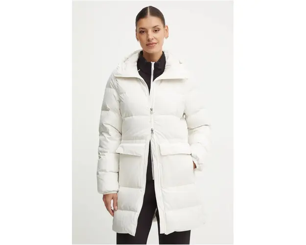 The North Face geaca Gotham femei, culoarea bej, de iarna, NF0A84IXQLI1