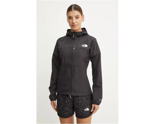 The North Face windbreaker Higher culoarea negru, de tranzitie, NF0A87205ON1