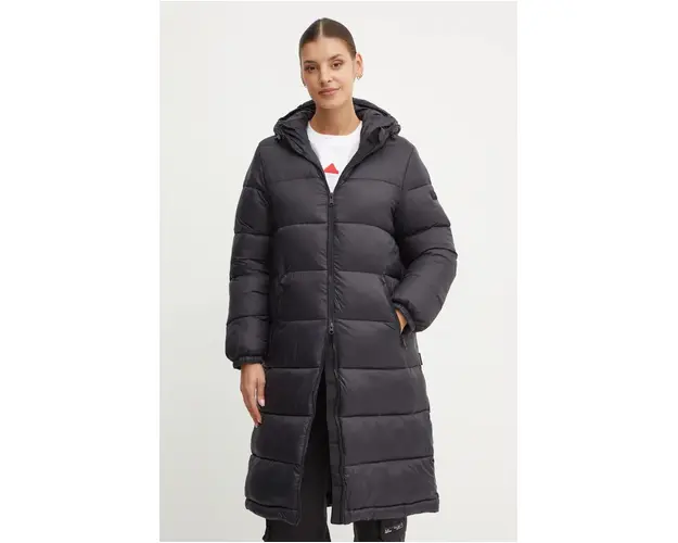 Napapijri geaca A-Suze femei, culoarea negru, de iarna, NP0A4HZ30411
