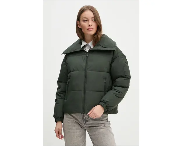 Save The Duck geaca HINA femei, culoarea verde, de iarna, oversize, D31318W.COFY19