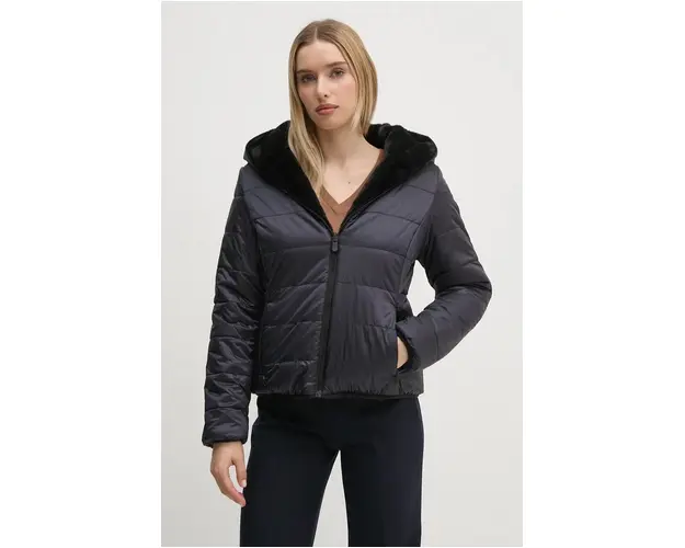 Save The Duck geaca LAILA femei, culoarea negru, de iarna, D33540W.FURY19