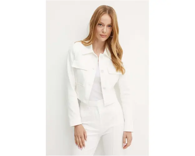 Morgan geaca VDING.F femei, culoarea alb, de tranzitie, VDING.F