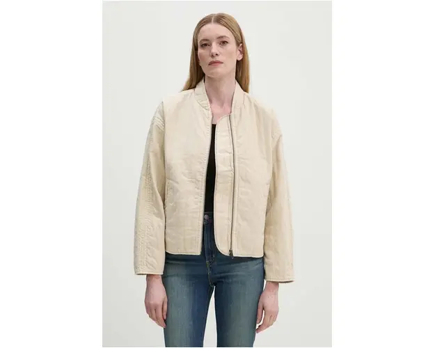 Levi's geaca femei, culoarea bej, de tranzitie, A8517