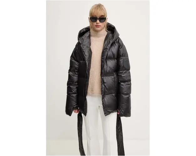 MMC STUDIO geaca de puf JESSO femei, culoarea negru, de iarna, oversized