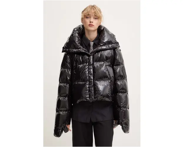MMC STUDIO geaca de puf RAFO femei, culoarea negru, de iarna, oversized