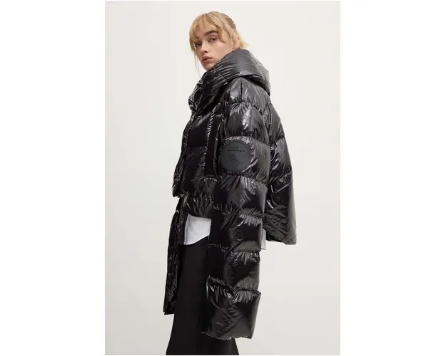 MMC STUDIO geaca de puf KAMA femei, culoarea negru, de iarna, oversized