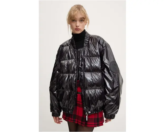 MMC STUDIO geaca de puf LUKA femei, culoarea negru, de iarna, oversized