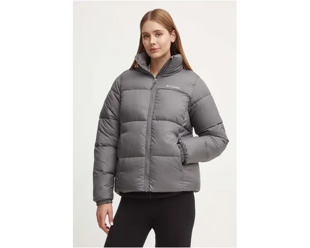 Columbia geaca Puffect femei, culoarea gri, de iarna, 2090291
