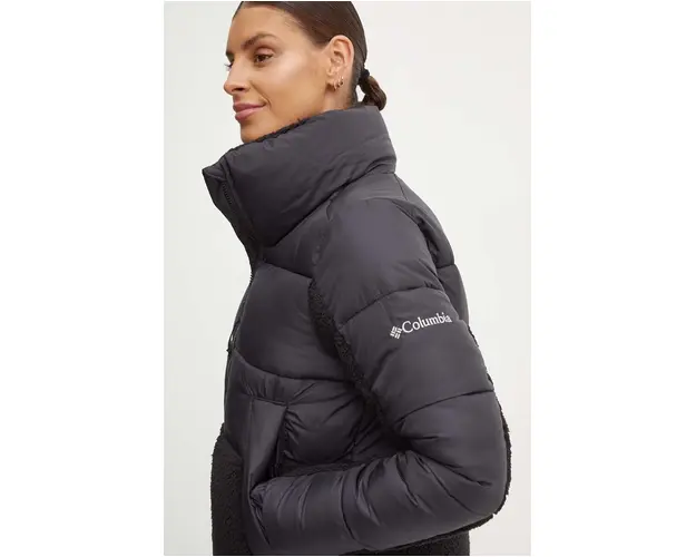 Columbia geaca Leadbetter Point femei, culoarea negru, de iarna, 2085602