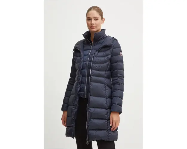 Colmar geaca de puf femei, culoarea albastru marin, de iarna, 2220.2YO