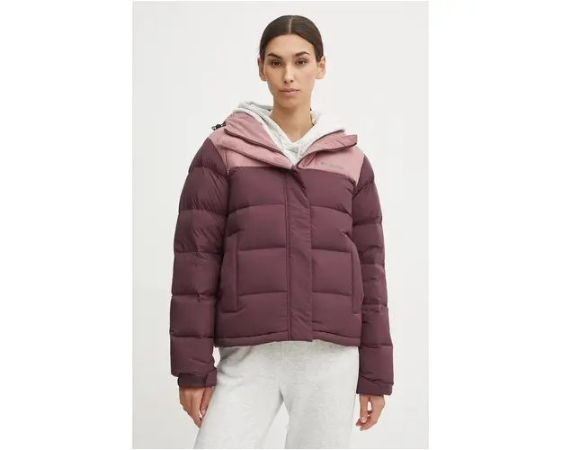 Columbia geaca de puf Bulo Point III Down femei, culoarea violet, de iarna, 2085061