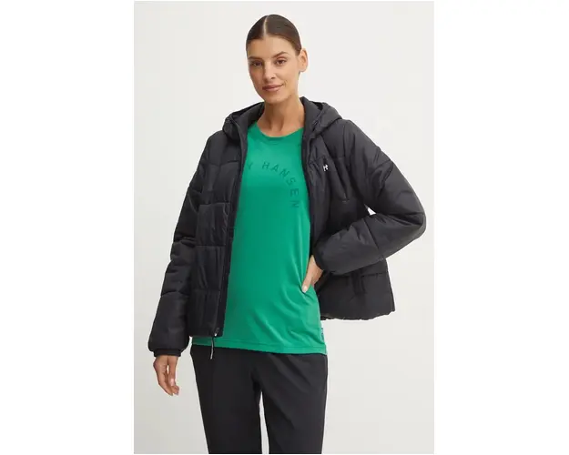 Under Armour geaca INSULATE femei, culoarea negru, de iarna, 1389183