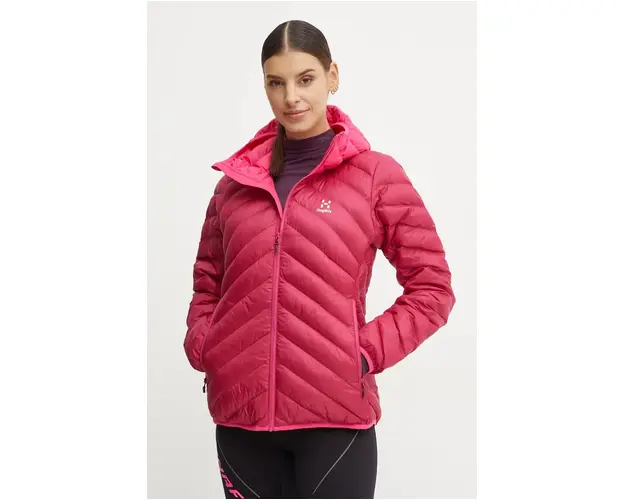 Haglöfs geaca sport Särna Mimic culoarea roz, de tranzitie, 607776