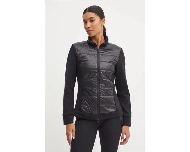 Sportalm geaca femei, culoarea negru, de tranzitie, 1810004026