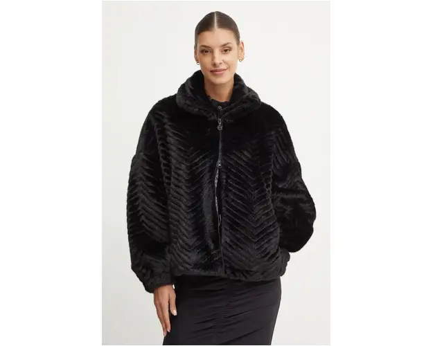 Sportalm geaca femei, culoarea negru, de tranzitie, 1850014769
