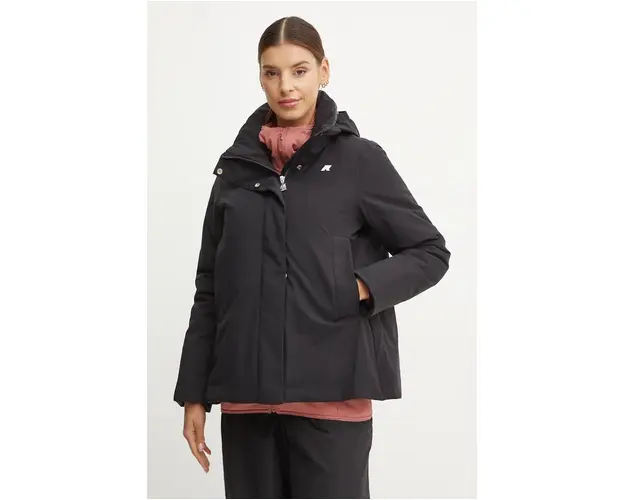 K-Way geaca femei, culoarea negru, de iarna, K7125KW