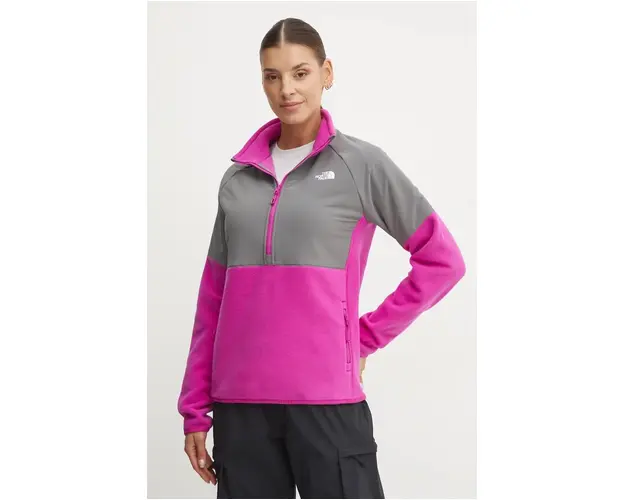 The North Face hanorac Glacier Heavyweight culoarea violet, modelator, NF0A89JB71O1