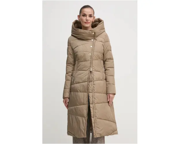 Tiffi geaca femei, culoarea maro, de iarna, 213100 MERIBEL