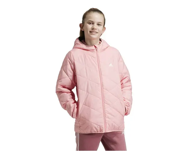 adidas geaca copii J LT PADKT culoarea roz, JF4344